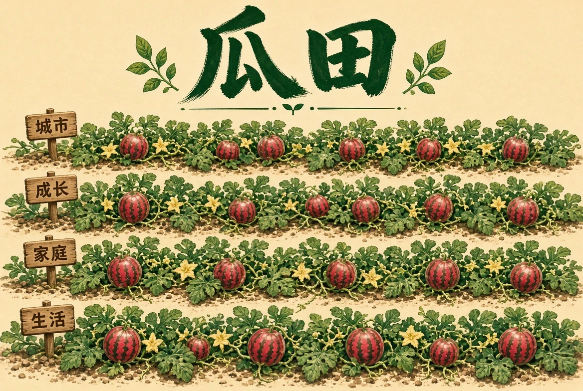 瓜田主题分区插图
