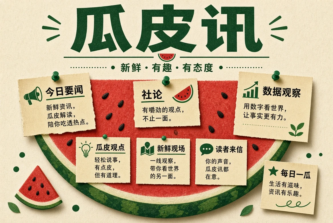 瓜皮讯栏目插图